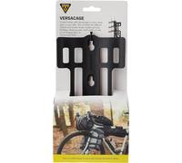 ASFASFq-TOPEAK Versacage Porte Paquet Mixte, Noir, Ohne Federklappe