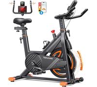 Asfasfq-Toputure Velo D Appartement Vélos D'appartement Connecté App Vélo D'exercice Résistance Magnétique 100 Vélo D¿Appartement Avec Fréquence Cardiaque Capacité 160kg