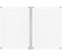 Asfasfq-Touareg Cahier A4 Ligné 180 Pages Papier Recyclé Reliure Spirale Couverture Kraft Couleur Aléatoire