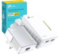 ASFASFq-TP-Link TL-WPA4221 KIT AV600 Adaptateur CPL Kit d'extension WiFi, WiFi N300, Ports Ethernet, Adaptateur Powerline TP-Link Powerline, adaptateurs réseau CPL, Plug & Play