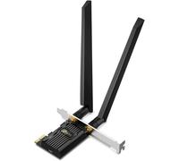 ASFASFq-TP-Link WiFi 6E Carte WiFi PCIe AXE5400, Archer TXE72E, Bluetooth 5.2, Tri-Bandes (6GHz/5GHz/2.4GHz), WPA3, Inter Wi-FI 6E Chipset avec 2 antennes tri-Bande à Gain élevé, Win 11/10