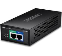 ASFASFq-TRENDnet, TPE-117GI, Injecteur Gigabit Ultra PoE++, fournit PoE (15,4 W), PoE+ (30 W) ou PoE++ (60 W), réseau Un périphérique PoE jusqu'à 100 m (328 pi)