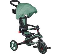 Asfasfq-Tricycle Explorer 4 En 1 - Tricycle Pliable Et Évolutif En Draisienne Pour Les Tout-Petits De 10 Mois À 5 Ans - Olive