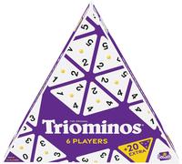 Asfasfq-Triominos 6 Joueurs - Jeu De Société Pour Enfants Dès 6 Ans - Jeu De Dominos Innovant À 3 Côtés - Jeu De Stratégie Et De Réflexion - A Jouer En Famille Ou Entre Amis - 2 À 6 Joueurs