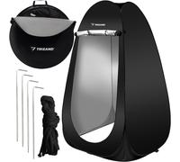 Asfasfq-Trizand 23492 Tente De Plage Mobile Avec Sac De Transport Étanche Opaque Pop Up Tente D'extérieur