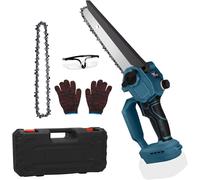 ASFASFq-Tronçonneuse électrique de 20,3 cm compatible avec système Bosch Professional 18 V GBA/CORE/ProCORE/AMPShare 18 V, mini tronçonneuse électrique pour le jardin, le bois, le sécateur, l'élagueu