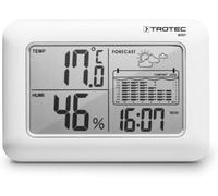 ASFASFq-TROTEC Thermo-hygromètre/Station météo BZ07 sans fil, affiche la température, le degré d'hygrométrie, indicateur de tendance météo, avec fonction réveil