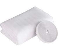 ASFASFq-Tulle Moustiquaire Fibre de Verre, Toile Haut de Gamme en Ibre de Verre, Protection Eficace Contre les Insectes, 100 x 100 cm, Blanc