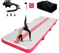 Asfasfq-Tuxedo Sailor 2m/3m/4m Tapis De Gymnastique Gonflable, 10cm Tumbling Mat Training Mat, Air Track Mat With Electric Air Pump, Gym Mat For Cheerleading/Gym/Beach/Gym/Home Use