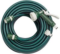 ASFASFq-Tuyau d'arrosage de jardin de 30 m et pistolet pulvérisateur Renforcé avec du fil de polyester 12 mm Tuyau de jardinage en PVC robuste de 2 mm d'épaisseur Longue portée 56447