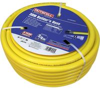 ASFASFq-Tuyau de construction robuste en PVC renforcé de 30 m, 19 mm de diamètre ¿ Maille en fibre tressée 24, tuyau résistant aux plis et à la torsion