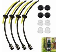 ASFASFq-Tuyaux D'essence Avec Filtre,Universel Filtre à Essence Kit,Tuyau de Carburant Pour Débroussailleuse,Durites D'essence de Tondeuses Avec Poire d Amorçage,Pour le Jardinage et L'agriculture,4