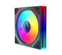 ASFASFq-TZMRIT Prism 4Ultra/Prism 4RSUltra RGB PC Fan 120MM Housing Fan 1/3Piece Infinity Mirror 1850±10% RPM 5V3PIN ARGB and 12V4PIN PWM Fan (1, BK, 4Ultra)