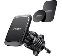 Asfasfq-Ugreen Support Téléphone Voiture Magnétique Socle Smartphone Automobile Aimant Ventilation Accroche Tel Auto Plaque Métallique Compatible Avec Iphone 16 Plus Pro Max 15 14 13 Galaxy S24 Ultra