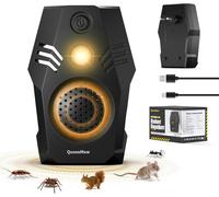 ASFASFq-Ultrason Souris d'intérieur, Repulsif Souris à Brancher, 4 Modes et Deux Options d'alimentation Prise Anti Moustique, Anti Cafard Inoffensif pour Rats, Cafards, Insectes, Fourmis