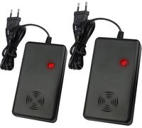 ASFASFq-Ultrasons pour Rats, 2pcs Répulsif Ultrasonique pour Souris, Insectes Répulsif Électronique Anti Souris, Fourmis, Araignées, Moustiques, Cafards, pour la Maison, la Cave, Le Jardin