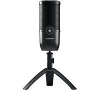 ASFASFq-UM 3.0, Microphone USB pour podcasts, Streaming, Home-Office, Caractéristique cardioïde, Connexion écouteurs, Compatible avec PC/Mac/PS4/PS5, Noir