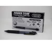 Asfasfq-Uni-Ball 768184000 Power Tank Sn-220 Paquet De 12 Stylos À Bille Rétractables Larges Encre Super Ink Noir