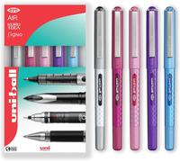 Asfasfq-Uni-Ball Eye Ub-157d Lot De 5 Stylos Roller À Encre Liquide Pointe 0,7 Mm Boîte Cadeau Multicolore