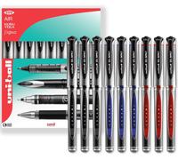 Asfasfq-Uni-Ball Gel Impact Broad Um-153s Lot De 9 Stylos Rollers À Pointe 1 Mm Boîte Cadeau Multicolore