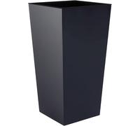 ASFASFq-Urbi tall pot 16,3 litres, en plastique, 22 x 22 x 42 cm en couleur anthracite