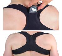 ASFASFq-URSA Sangle arrière ¿ Microphone sécurisé et harnais IEM, Noir , M