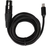 ASFASFq-USB C à XLR Femme pour microphone, XLR Femme à USB C Câble audio microphone connecté au smartphone, tablette (3m)