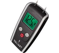 ASFASFq-Valiant FIR421 Humidimètre numérique pour bois de chauffage, bois et maçonnerie Noir