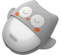 Asfasfq-Veilleuse 2-En-1 Owl Night Light - Veilleuse Pour Enfants En Forme De Chouette - Veilleuse Nomade Et Rechargeable - S'allume Et S'éteint Automatiquement - Fonctionne Pendant 60hrs - Grise