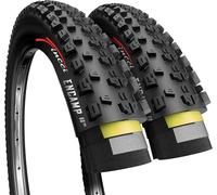 Asfasfq-Velo Pneu Vtt 27.5 X 2.25 Pouces - Paire Pliable Tire 57-584 Avec 1mm Nylon Protection Anti Crevaison, 60 Tpi Pour Vtc, Montagne & Hybrid & Electrique Vélo, Vtt Tout Terrain, Vélo De Ville