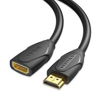 Asfasfq-Vention Câble Rallonge Hdmi 4k 60hz Hdmi 2.0 Câble Extension Hdmi Mâle Vers Femelle Prise En Charge 3d Hdr, Compatible Avec Tv, Roku, Blu Ray, Ps5/Ps4, Xbox (1m)