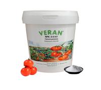 Asfasfq-Veran Engrais Chlorure De Potassium Npk 0-0-61 1kg Engrais Tomate Engrais Riche En Potassium Hydrosoluble Engrais Tomates Convient Aussi Aux Légumes, Fruits Et Cultures