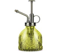 ASFASFq-Verre Plantes Vaporisateur D'arrosage, 200ml Rétro avec Pompe Arrosoir, Une Main Darrosage Pulvérisateur Brumisateur pour Jardinage Plantes, Jardin, Nettoyage, L'alcool-Vert-Buse Bronze