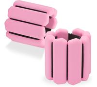 Asfasfq-Verstellbare Gewichtsmanschetten Set 2 Stück, Verstellbare Handgelenkgewichte, Wrist Weights, Knöchel- Und Handgelenkgewichte Für Fitness Pilates Yoga Aerobic Und Joggen (Jeweils 0,5 Kg / 1 K