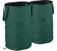 ASFASFq-vert Pop-Up, Sac de déchets, Lot de 2 feuilles mortes 120 litres jardinage: ¿ 44 cm