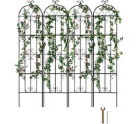 ASFASFq-VEVOR Treillis Jardin pour Plantes grimpantes, 51 x 220 cm, Treillis Fleurs de Jardin en métal antirouille, Treillis de rosiers grimpants extérieur, Support de concombres, pour Cours, pelouse