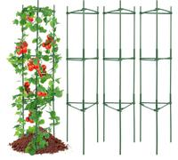 ASFASFq-VEVOR Tuteur Plantes Grimpantes 28x28x162 cm, Treillis pour Plantes Lot de 4 Cages, Support pour Plantes de Jardin, Tours à tomates en Treillis pour Jardin surélevé, légumes, Fleurs