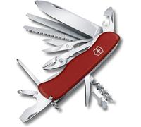 ASFASFq-VICTORINOX Couteau Suisse Work Champ, 21 Fonctions, Outil Multifonction avec Lame Blocable, Pince, Scie à Métaux, Rouge