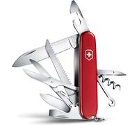 Asfasfq-Victorinox Huntsman Couteau De Poche Suisse, Léger, Multitool, 15 Fonctions, Tire Bouchon, Grand Lame, Ouvre Boite, Rouge