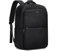 ASFASFq-VNINE Sac à dos Pour Ordinateur Portable pour Homme, Sac à dos étanche Approuvé par les Compagnies Aériennes, Sac de Travail pour oOrdinateur de 15,6"" pour Homme et Femme, Noir, Sac à dos pou