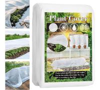 ASFASFq-Voile d'Hivernage, Polaire Plante de Jardin, Housses de Protection pour Plantes, Tissu de Protection Thermique Anti-gelées, Non-tissée de Protection Hivernale 30g/m² Tissu Antigel (3 * 15m)