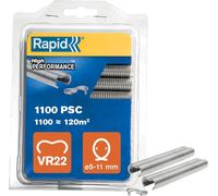 ASFASFq-VR22 - Agrafes à Grillage en Acier Galvanisé, Compatible avec les Grillages 5-11 mm, Idéal pour Sécuriser Cages & Clôtures, 1100 Pièces, Emballage sous Blister (40108806)