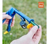 ASFASFq-VR22 - Agrafes à Grillage en Acier Galvanisé, Plastifié Vert, Compatible avec les Grillages 5-11 mm, Idéal pour Sécuriser Cages & Clôtures, 215 Pièces, Emballage sous Blister (40108802)