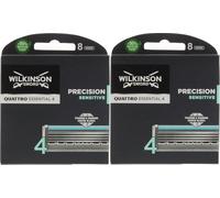 Asfasfq-Wilkinson Sword Quattro Titanium Sensitive Lot De 16 Lames De Rasoir
