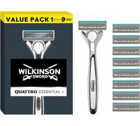 Asfasfq-Wilkinson Sword Quattro Titanium Sensitive Un Rasoir/8 Recharges