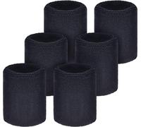 Asfasfq-Willbond Lot De 6 Bracelets De Sudation De Sport Absorbants Pour Compétitions, Pour Basket-Ball, Tennis, Football, Course À Pied, Travail