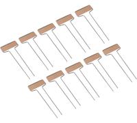ASFASFq-Windhager 07470 Lot de 10 Panneaux en cuivre pour Plantes 6,5 x 15,5 cm, cuivré