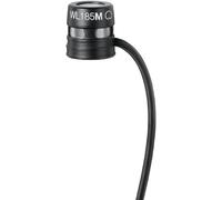 ASFASFq-WL185MB/C-TQG LAVALIER MICROPHONE, CARDIOID, BLACK 1 cm Condenser Lavalier, Black, Cardioid, TA4F Termination Pouch, Tie Clip, Snap-Fit Windscreen