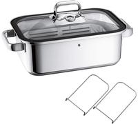 Asfasfq-Wmf 1741026040 Vitalis Combiné Cuit-Vapeur Aroma Avec Cordon D'étanchéité Acier Inoxydable Argent 27x19x10cm