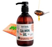 Asfasfq-Wolf Belly - Huile De Saumon Pour Chien Et Chat 100% Naturelle (500 Ml) Omega 3, 6, 9, Vitamine E Pelage Sain Et Brillant Articulations Fortes Système Immunitaire - Fabriqué En Europe